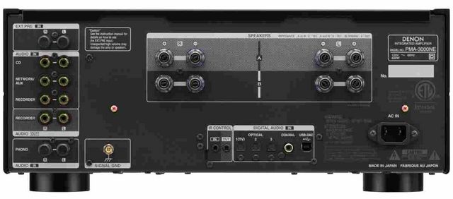 Denon® HiFi 3000 Series 2.0 Channel Black Integrated Amplifier-3