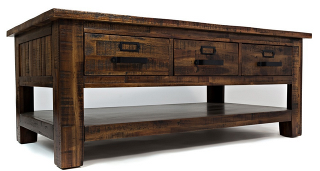 Jofran Inc. Cannon Valley Brown Cocktail Table