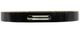 A & B Home 2-Piece Black/Green Palm Leaf Print Tray Set-2