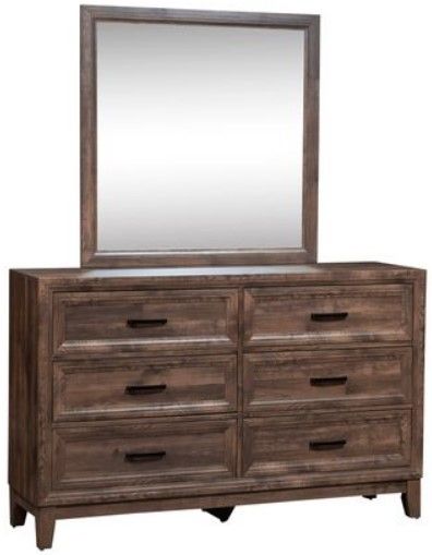 Liberty Furniture Ridgecrest 4-Piece Cobblestone King Bedroom Set-3