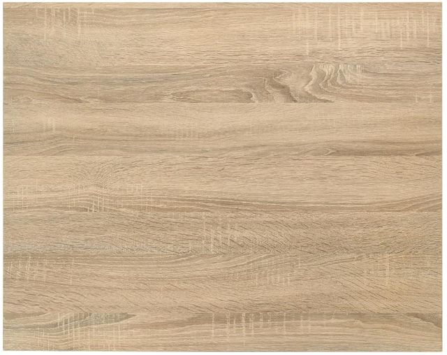 Coaster® Garza Greige Oak Dining Table with Matte Black Base-4