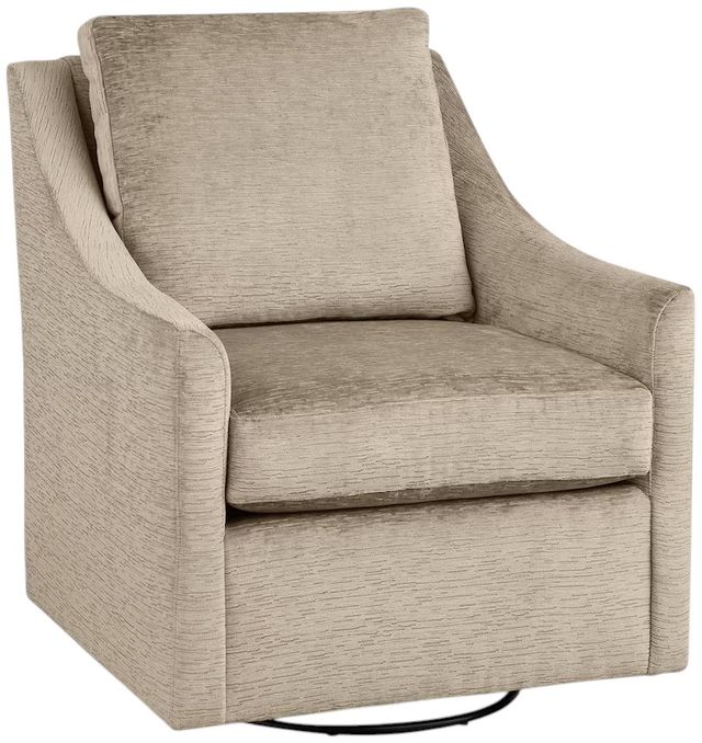 Bassett® Furniture Customizable Sloan Slope Arm Swivel Chair-0