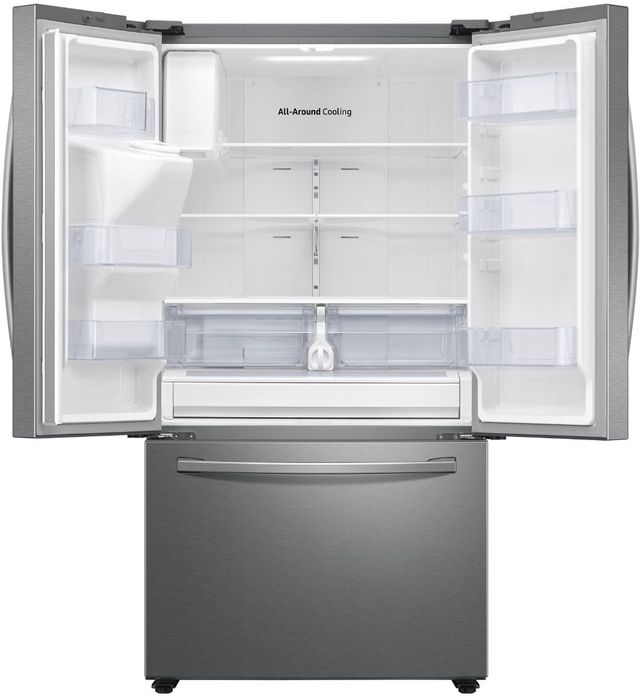 Samsung 27.0 Cu. Ft. Fingerprint Resistant Stainless Steel 3-Door French Door Refrigerator-1