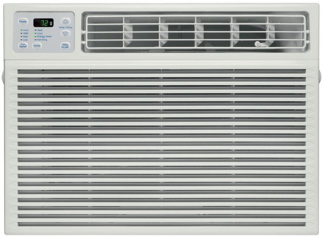 GE® 230 Volt Heat-Cool Room Air Conditioner-Gray-0