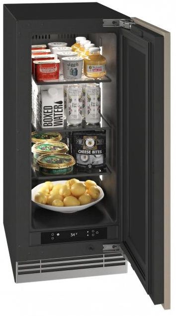 U-Line®  Home Collection 15" 2.8 Cu. Ft. Panel Ready Refrigerator with Solid Door-4