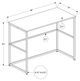 Monarch Specialties Inc. Black Metal/Grey Computer Desk-2