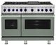 Viking® 7 Series 48'' Eucalyptus Sealed Burner Pro Style Dual Fuel Range-0