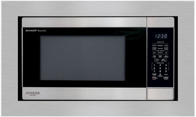 Sharp® 30" Built-in Microwave Oven Trim Kit-2