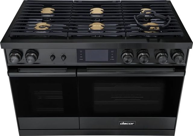 Dacor® Contemporary 48" Graphite Stainless Steel Pro Dual Fuel Steam Range-2