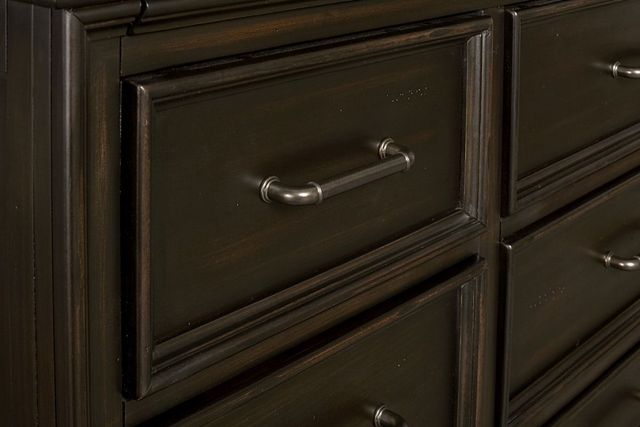 Pulaski™ Caldwell Brown Dresser and Mirror-2