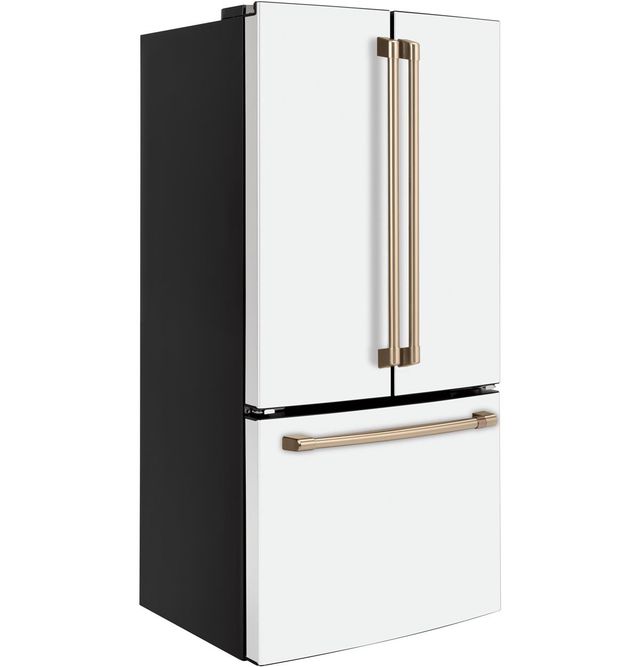 Café™ 18.6 Cu. Ft. Matte White Counter Depth French Door Refrigerator-3