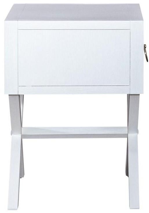 Liberty Furniture East End Wirebrushed White Accent Table-3