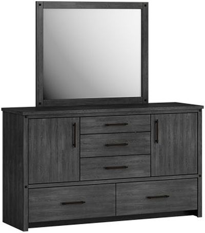 DeFehr Sterling Driftwood Landscape Mirror-1