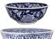 A & B Home Blue/White Decorative Bowls-1