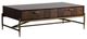VIG Furniture Modrest Shane Brown Coffee Table-0