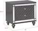 Crown Mark Refino Graphite Nightstand-2