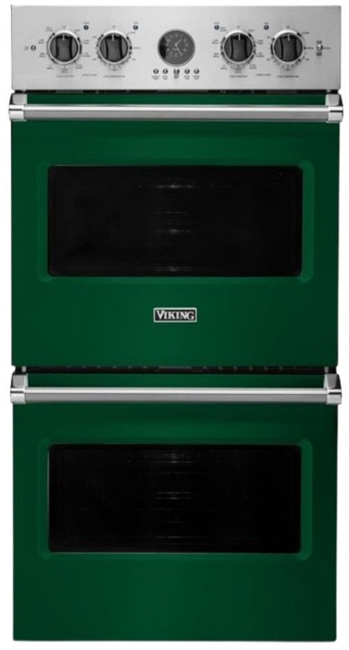 Viking® 5 Series 27" Ivy Double Electric Premiere Wall Oven-0