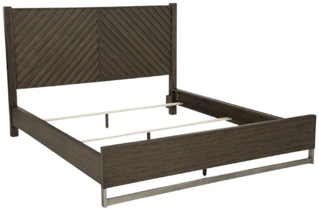 Ashley® Arkenton Grayish Brown King Panel Bed-2