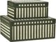 TOV Furniture Kora 2-Piece Green Stripes Jewelry Box Set-3
