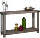 aspenhome® Industrial Smokey Grey Sofa Table-2