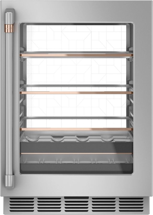 Café™ 24" 5.1 Cu. Ft. Stainless Steel Beverage Center-0