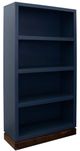Legends Home Nora Blue Denim/Whiskey Bookshelf-0