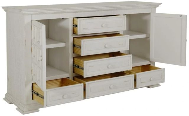 International Furniture Direct Terra Vintage White Dresser-3