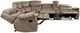 Mazin Furniture Bastrop Light Brown 3 Piece Sectional With Right Console-3