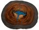 International Furniture Direct Parota Epoxy Stained Brown Cocktail Table with Black Base-4