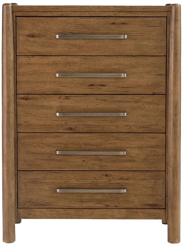 Riverside Furniture Henderson Toasted Pecan 5-Drawer Chest-2