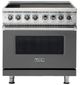 Viking® 5 Series 36'' Damascus Gray Pro Style Induction Range-0