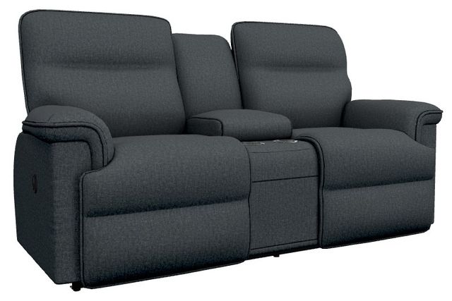 La-Z-Boy® Jay Marine Manual Reclining Loveseat with Console-0
