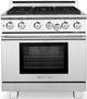 American Range Performer Iconica 36" Stainless Steel Pro Style Dual Fuel Range-0