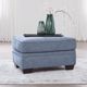 Benchcraft® Carissa Manor Denim Ottoman-4