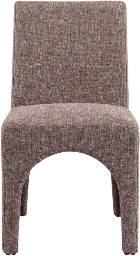 Meridian Furniture Gramercy Brown Upholstered Dining Side Chair-1