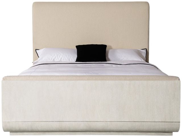 Hooker® Furniture Modern Mood Diamond/Inverness Natural Queen Upholstered Panel Bed-1