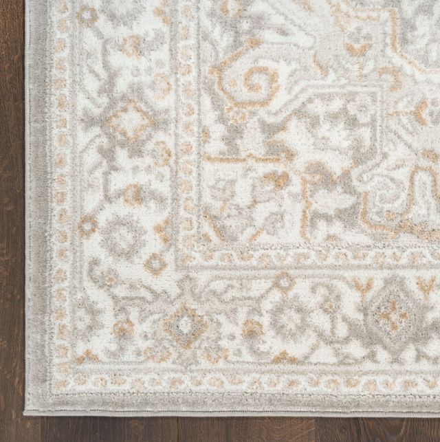 Nourison Home™ Dekor Light Gray 5'x7' Area Rug-2