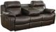 Homelegance® Marille Brown Double Manual Reclining Sofa-2