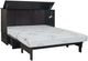 CabinetBed Inc.™ Elite Harrison Shadow Black Folding Queen Bed-0