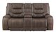 Canyon Walnut Power Reclining Console Loveseat with Power Headrest-2