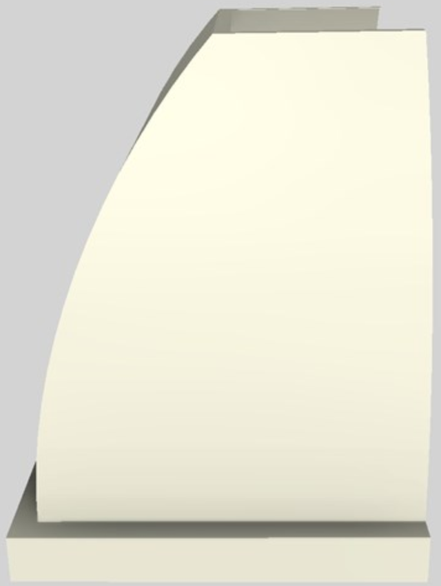 Vent-A-Hood® Designer Series 36" Biscuit Wall Mounted Range Hood-1