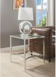ACME Furniture Petunia Mirrored End Table with Chrome Base-4