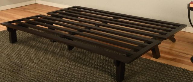 Kodiak Furniture Carson Marmont Thunder/Java Full Futon with Mattress -2