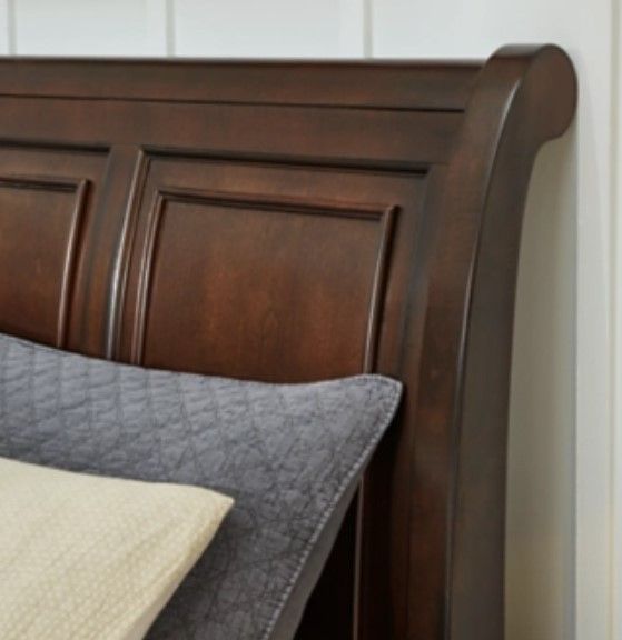 Millennium® by Ashley® Porter Rustic Brown Queen Sleigh Bed-2