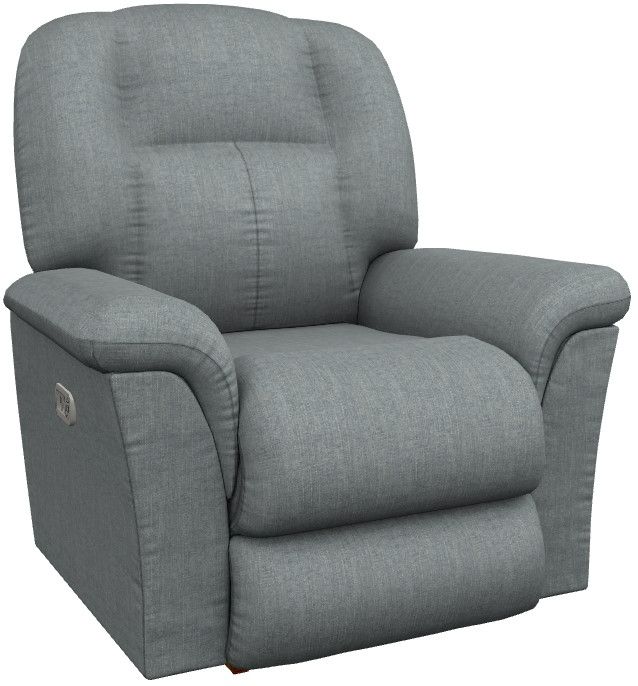 La-Z-Boy® Jasper Stonewash Power Rocking Recliner with Headrest-0