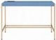 ACME Furniture Midriaks Gold/Navy Blue Writing Desk-1