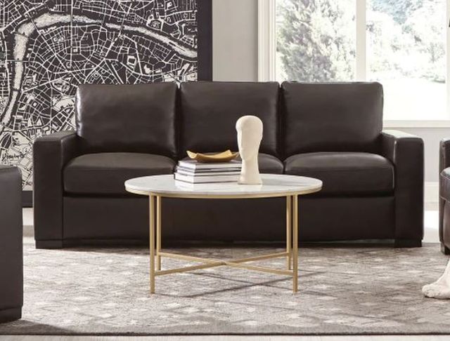 Coaster® Boardmead 2-Piece Dark Brown Living Room Set-1