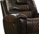Corinthian Furniture Mcgregor 98701 Brown/Tobacco Manual Glider Recliner-1