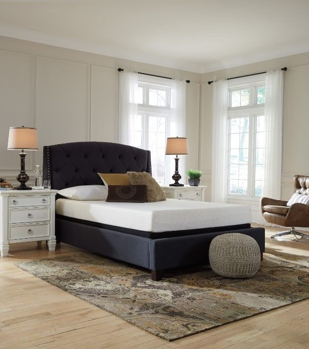 Sierra Sleep® by Ashley® Chime 2-Piece 8'' Memory Foam and Adjustable Base King Mattress Set-4