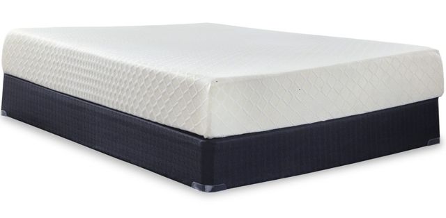 Sierra Sleep® by Ashley® Chime 2-Piece 10" Memory Foam and Better than a Boxspring Foundation FullMattress Set-1